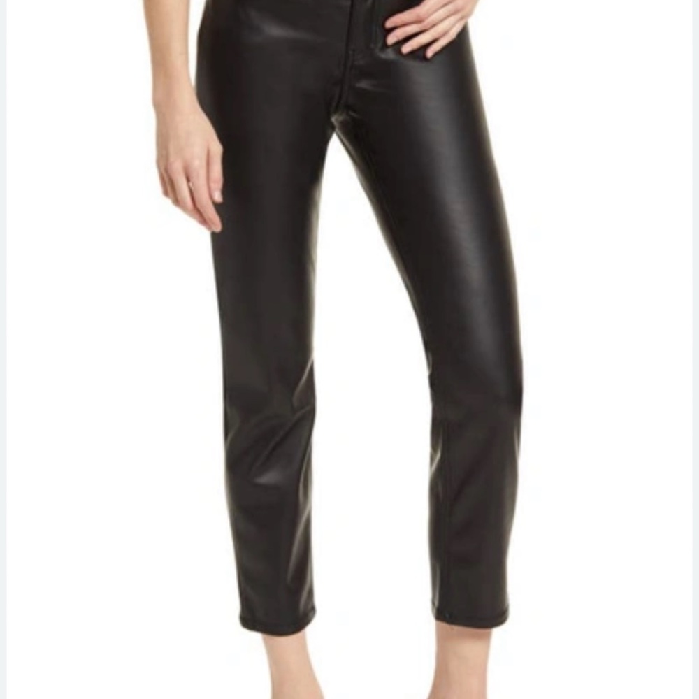 Vero Moda Brenda Faux Leather Jeans/Pants - Size Small